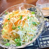 キャベツ盛り盛りサラダ☆七味醤油マヨネーズ